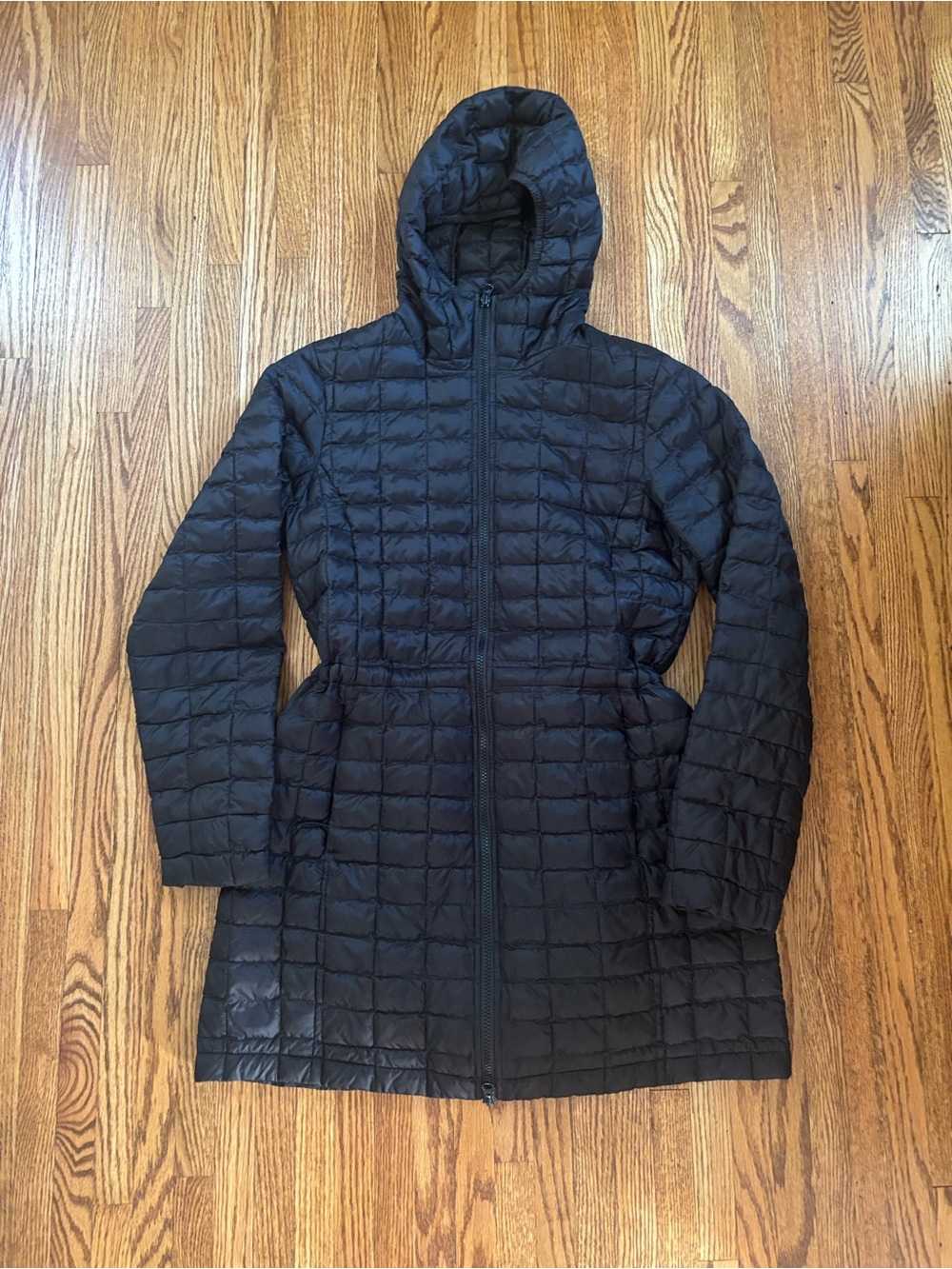 The North Face ThermoBall Eco Parka Womens Medium Hooded Jacket Coat